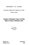 TB6: Importance of Entomogenous Fungi in Controlling Aphids on Potatoes in Northeastern Maine