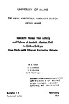 TB9: Newcastle Disease Virus Activity and Volume of Amniotic Allantoic Fluid in Chicken Embryos from Flocks with Different Vaccination Histories by Harold L. Chute, D. C. O'Meara, D. B. Reardon, and H. T. Wheelwright