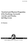 TB145: Chemical and Physical Properties of the Fryeburg, Lovewell, Cornish, and Charles Soil Map Units by R. V. Rourke