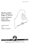 TB146: The Eccentric Bogs of Maine: A Rare Wetland Type in the United States by Ronald B. Davis and Dennis S. Anderson