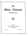 Maine Alumnus, Volume 1, Number 2, December 1919 by General Alumni Association, University of Maine