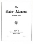 Maine Alumnus, Volume 2, Number 1, October 1920 by General Alumni Association, University of Maine