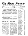 Maine Alumnus, Volume 4, Number 17, June 9, 1923 by General Alumni Association, University of Maine