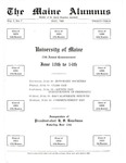 Maine Alumnus, Volume 7, Number 7, May 1926 by General Alumni Association, University of Maine