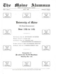 Maine Alumnus, Volume 7, Number 7, May 1926