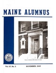 Maine Alumnus, Volume 27, Number 2, November 1945 by General Alumni Association, University of Maine