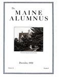 Maine Alumnus, Volume 14, Number 3, December 1932 by General Alumni Association, University of Maine