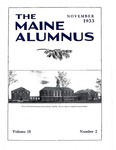 Maine Alumnus, Volume 15, Number 2, November 1933 by General Alumni Association, University of Maine