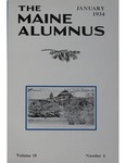 Maine Alumnus, Volume 15, Number 4, January 1934 by General Alumni Association, University of Maine