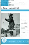 Maine Alumnus, Volume 44, Number 3, December 1962 by General Alumni Association, University of Maine