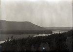 Lake and Onawa Mt. from Bluff West of Trestle by Bert Call