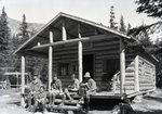 State of Maine Camp at Chimney Pond by Bert Call