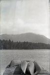 Katahdin from Daicey Pond (Canoes) by Bert Call