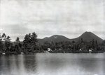 Doubletop and Twin Pine Camps from Daicey Pond by Bert Call