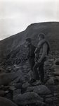 Untitled (Two People on Rock Trail) by Bert Call