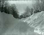 Snow Scene, Top of Houses March 4, 1926 by Bert Call