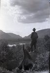 Wassataquoik Trip - Man Looking at Horizon by Bert Call