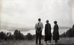 Three People, Lake Background by Bert Call