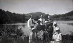 Group, Lake Background by Bert Call