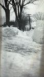 Dexter, Maine, Winter Snowbank by Bert Call