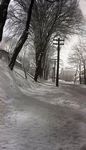 Dexter, Maine, Winter Sidewalk by Bert Call
