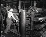 Abbott's Mill Worker and Machinery by Bert Call