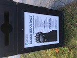 COVID-19 Images_UMaine Black Bear Pact Trash Can Sign