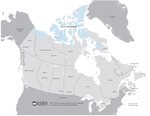 Arctic Archipelago Region Map by Canadian-American Center Cartography