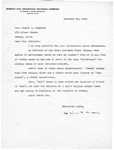Correspondence from Wingate F. Cram 1938-1939