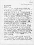 Letter to Dr. Frank G. Speck 1941