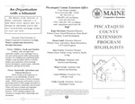 1998 Piscataquis County Cooperative Extension Annual Report