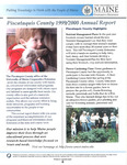 1999-2000 Piscataquis County Cooperative Extension Annual Report