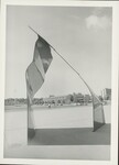 Art Structure of Bent Over French flag by Franco-American Programs, Orono, ME