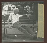 Men Sitting on Park Bench in Lewiston, Maine by Franco-American Programs, Orono, ME