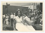 Women in Crown and Gown at “Franco American Festival Parade – Lewiston Maine by Franco-American Programs, Orono, ME