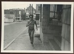 Man Running Down Sidewalk by Franco-American Programs, Orono, ME