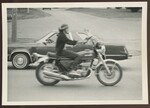 Man Riding Motorcycle by Franco-American Programs, Orono, ME