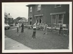 Kids Playing in Front Yard in Mass by Franco-American Programs, Orono, ME