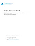 Canton, Maine Town Records, 1829-1916