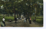 Scene on the common by Fortunat Michaud