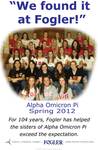 We Found it at Fogler - Alpha Omicron Pi by Gretchen Gfeller and Brad Finch