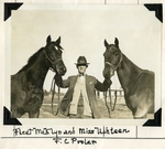 <b>Fleet McKlyo</b> & Miss Upteen with owner F.C. Pooler by Guy Kendall