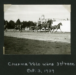 Charma Volo wins 3rd race, Oct. 3, 1939
