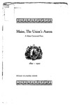 Maine, The Union's Aurora: A Maine Centennial Poem, 1820-1920 by Beulah Sylvester Oxton
