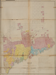 Map Exhibiting the Principal Original Grants & Sales of Lands in the State of Maine