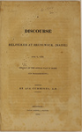 A Discourse Delivered at Brunswick, Maine, April 6, 1820, the Day of the Annual Fast in Maine and Massachusetts