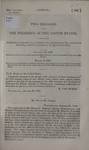 Two Messages from the President of the United States Communicating Additional Correspondence in Relation to the Adjustment of the Northeastern Boundary, and the Occupation of the Disputed Territory