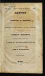 Report of the Committee of Elections, and Statement of the Minority of the Said Committee, in the Case of Andrew Roberts, Claiming to Hold a Seat in the House of Representatives as a Member from the Town of Waterborough