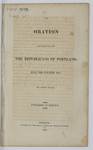 An Oration Delivered before the Republicans of Portland, July the Fourth 1817