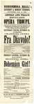 Arnold and Tilla English Opera Troupe Playbill by W. H. Tilla, William Horton, Blance Ellerman, Walter Birch, D. Oakley, Tom Bartleman, James A. Arnold, Clara Fisher, and Frank Howson